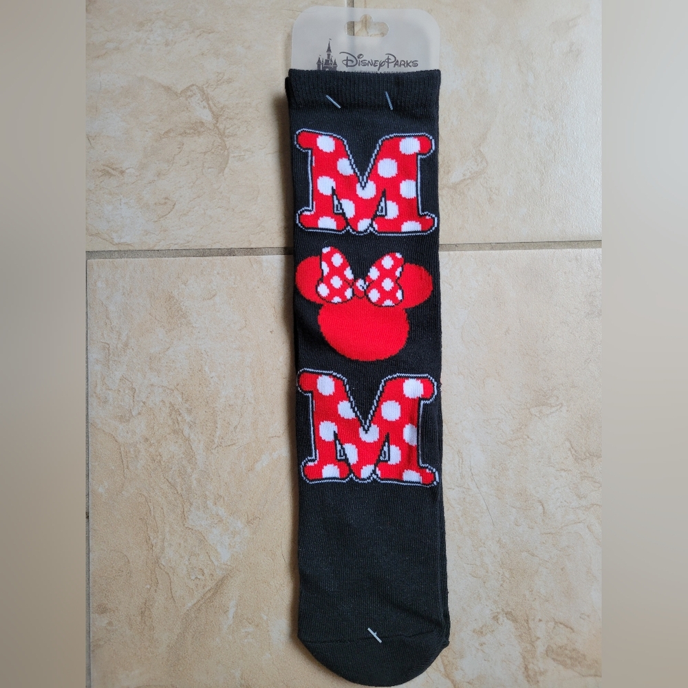 Disney Minnie Mouse “MOM” Socks